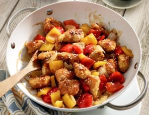 Sesame Chicken and Vegetables